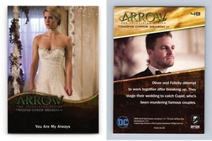 You Are My Always #48 Arrow Season 4 Silver Foil Cryptozoic Parallel Card - Picture 1 of 1