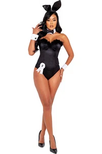 Roma Playboy Boudoir Bunny Bustier & Panty Adult Women Costume Pb130 - Picture 1 of 9