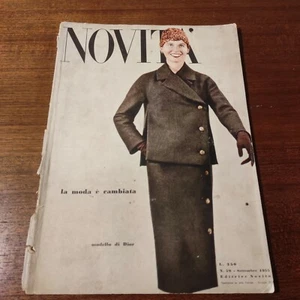 Novità Milano n. 59 settembre 1955 rivista di moda - Picture 1 of 7