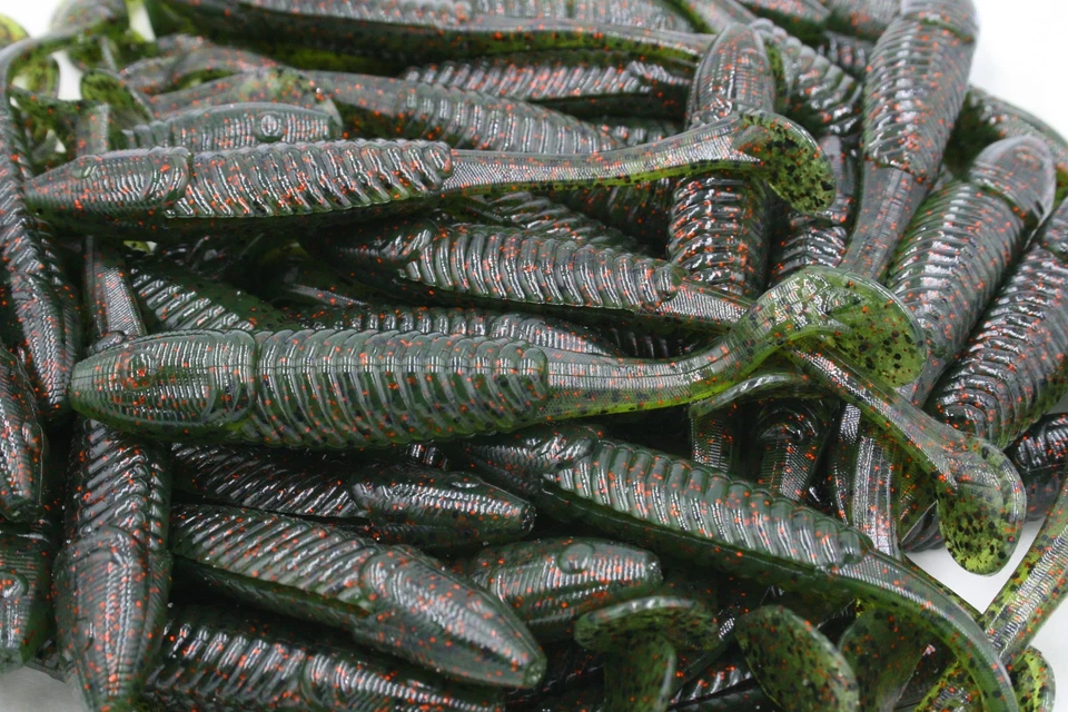 KILLER JIGS 5" Watermelon Red Sparkle Paddle Tail Swimbaits Soft Plastic Bass Fishing Lure