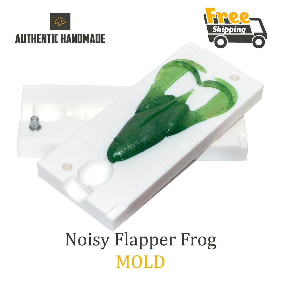 Molde de cebo Keitech ruidoso aleta rana señuelo sapo plástico suave 90 mm Foto 1 de 4