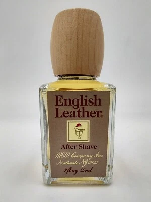 Cuero Inglés Original 2 OZ After Shave Splash De Colección Nuevo por MEM Sin Caja De Colección Foto 1 de 4