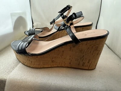 Cuñas de corcho Kate Spade Tallin negras talla 10M Foto 1 de 4