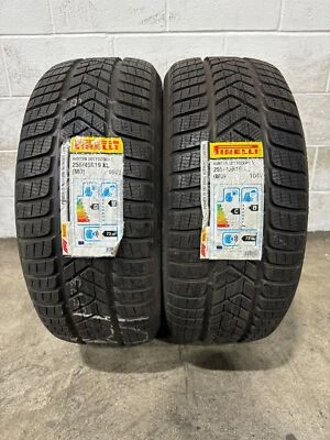 2x P255/45R19 Pirelli Winter Sottozero 3 MO 10/32 New Tires - Image 1 of 4