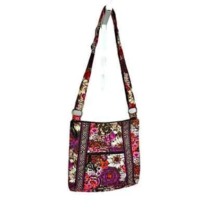 Vera Bradley Multicolored Floral Print Shoulder Purse Women’s Bag - Picture 1 of 3