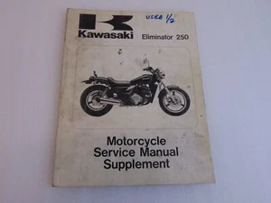 Kawasaki ELIMINATOR 250 FACTORY OEM SERVICE REPAIR MANUAL 99924-1093-51 - Picture 1 of 3