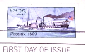 Dampfschiffe - Phönix - 1989 22kt Gold Replika Briefmarken - SIEHE UNTEN - Bild 1 von 4