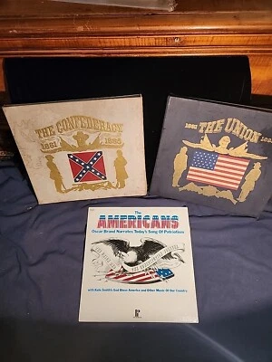 1861 -1865 The Union The Confederacy Two LPs & Booklet Richard Bales Conductor + Foto 1 de 4