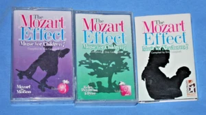 The Mozart Effect Music for Children Vol Newborn, 2 & 3 Don Campbell Cassettes - Picture 1 of 5