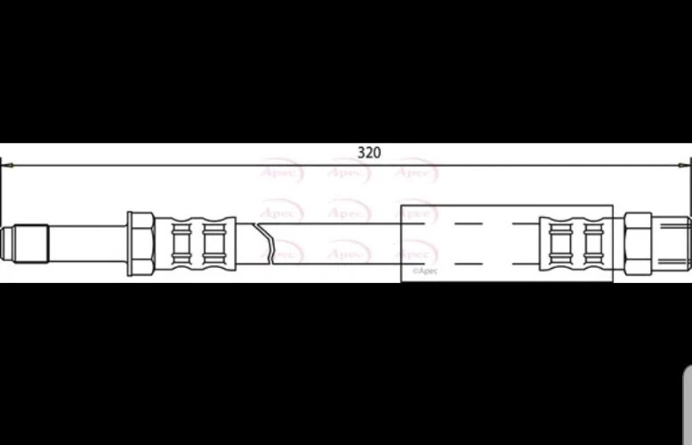 Manguera de freno para BMW M5 E39 4.9 trasera 98 a 03 hidráulico 1165190 BE BH770418 Foto 1 de 1