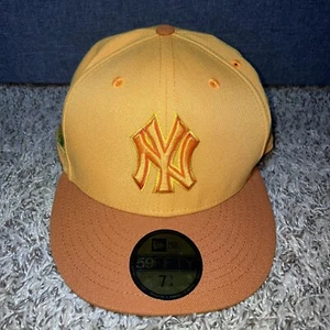 New Era 59FIFTY NY Yankees MLB All Star Game Orange Fitted Hat Cap Size 7 3/4 - Picture 1 of 8