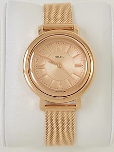 Reloj mujer Fossil 3 agujas acero inoxidable oro rosa - Imagen 1 de 7