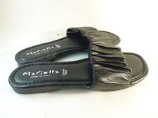 Mariella Women Shoes sandals black Slide Size 7.5 SKU 11856