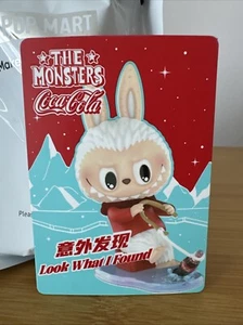 POPMART THE MONSTERS Coca-Cola Series LABUBU *Look What I Found* Figure - Picture 1 of 4