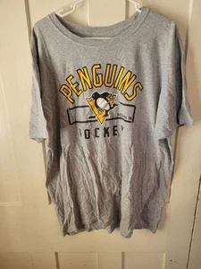 Camiseta gris para hombre Pittsburgh Penguins talla extra grande XL - Imagen 1 de 3