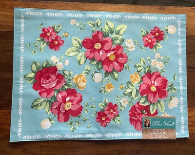 NEW Pioneer Woman VINTAGE FLORAL REVERSIBLE  PLACEMAT * Clearing NEW PW Stash!! - Image 1 of 4