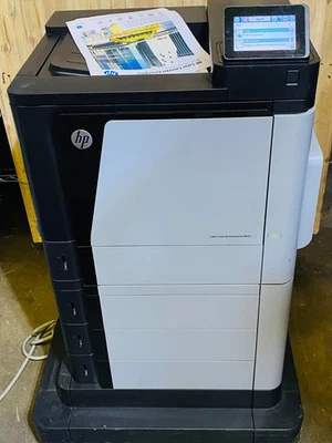 HP M651xh Color LaserJet Enterprise Printer Low 69K Prints  5 Paper Trays - Image 1 of 4