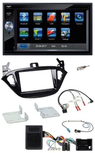 Blaupunkt SD Bluetooth 2DIN MP3 USB Lenkrad Autoradio für Opel Adam ab 2013 Cors - Bild 1 von 9