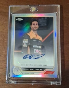 Topps Chrome Auto Daniel Ricciardo 2022 F1 Formula 1 Refractor Autograph McLaren - Bild 1 von 2