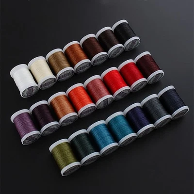 Hand Sewing Polyester Waxed Thread 0.4mm 135m No Fray No Fuzz for Leather DIY - Image 1 of 4