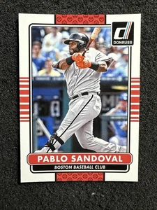 PABLO SANDOVAL #151 2015 Donruss Baseball QTY Boston Red Sox - Picture 1 of 2