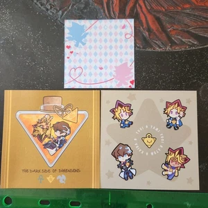 Yu-Gi-Oh Yugi Yami Atem Kaiba Mini Prints Yugioh Anime Dark Side DSOD Duel DM - Picture 1 of 6