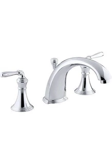 Kohler T387-4-CP Devonshire Deck Mount Bath Faucet Trim In Polished Chrome - Picture 1 of 6