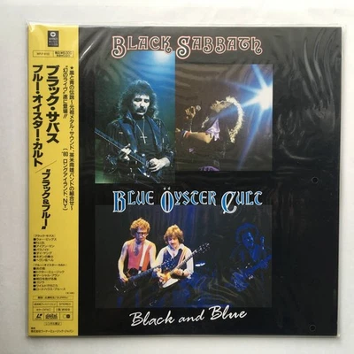 Black Sabbath, Blue Öyster Cult/Black And Blue, Japan Issue, with Obi, Vinyl VG+ Foto 1 de 2