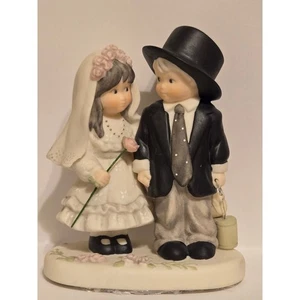 Vintage 1997 Bahner Studios AG Promises Of Love Figurine Cake Topper - Picture 1 of 3