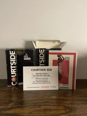 1991 Courtside Limited Edition 45 Card Set With Certificate.  - Image 1 of 2