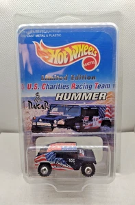 Hot Wheels 1997 LE US Charities Racing Team Hummer Real Riders w/Protector Case - Picture 1 of 8