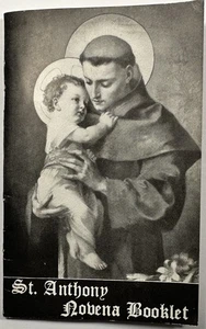 Oraciones en honor de San Antonio de Padua, folleto devocional santo vintage 1945. - Imagen 1 de 12