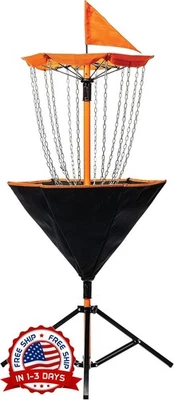 Cestas para Disc Golf - Diana portátil para Disc Golf con cadenas incluidas NEW - Image 1 of 4