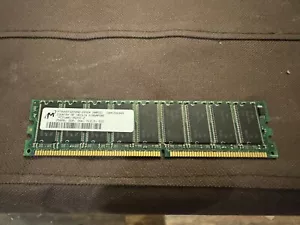 Micron 256MB PC2100 DDR-266MHz ECC DIMM Memory Module MT9VDDT3272AG-265G4 - Picture 1 of 2