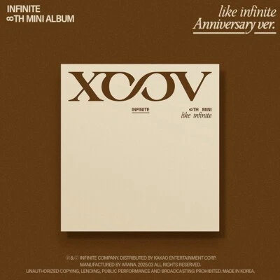 INFINITE [LIKE INFINITE] 8th Mini Album ANNIVERSARY Ver/CD+Book+Poster+Card+GIFT - Image 1 of 4