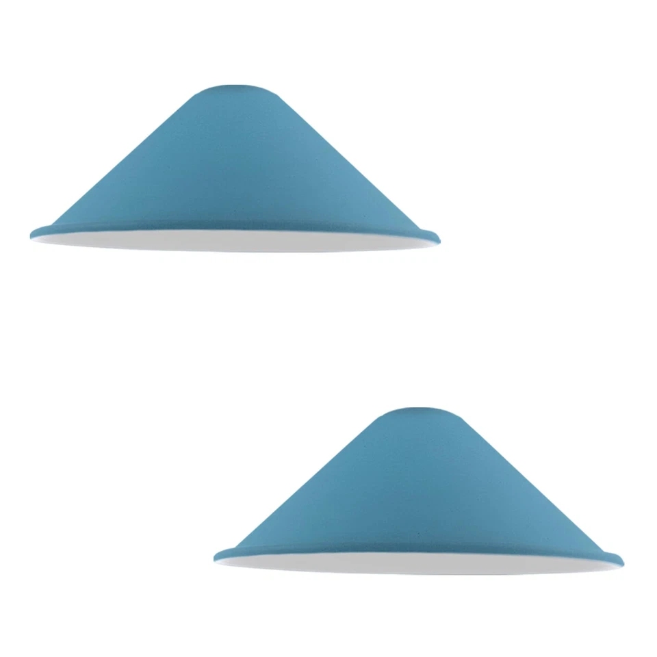 Ceiling Light Shade Vintage Retro Pendant Shade Lamp Kitchen Lampshade 2 Pack - Image 1 of 4