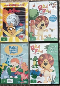 Children's Various DVD's Raa Raa,Arthur, Harry and his bucket full of Dinosaurs - Picture 1 of 2