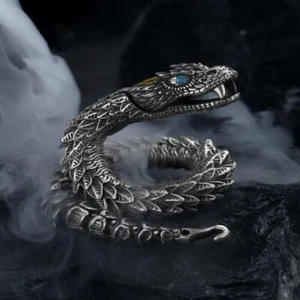 Vintage Herren Punk dominierende Schlangenarmbänder Kette Mode Zubehör - Bild 1 von 9