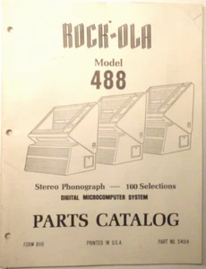 ROCK-OLA MODEL 488 PARTS LIST & DIAGRAMS - Bild 1 von 1