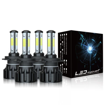 Combo faros LED bombillas brillantes de haz alto bajo para Mercedes-Benz ML550 2008-2015 Foto 1 de 4