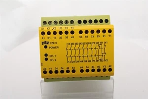 Pilz 774150 PZE 9 Safety Relay | 24V DC | 8 NO & 1 NC Contacts - Picture 1 of 10