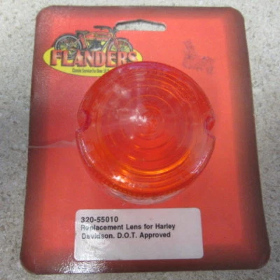 FLANDERS- 320-55010- REPLACEMENT LENS HARLEY DAVIDSON- D.O.T. APPROVED - Image 1 of 2
