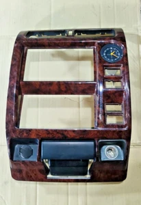 Land Cruiser Prado 90 95 Series Dashboard Radio Wood Trim/Clock OEM KZJ RZJ VZJ - Foto 1 di 5