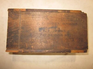 VINTAGE AMERICAN OPTICAL CO.. WOODEN MAILING BOX, # 48H - Picture 1 of 8