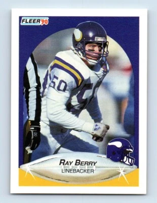 1990 Fleer Ray Berry Minnesota Vikings #94 - Image 1 of 2
