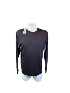 Men's Smartwool VRST Long Sleeve Shirt Size L Black Gray - Picture 1 of 3
