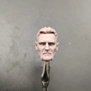 1/10 Scale Ninja Master Liam Neeson Head Sculpt Unpainted Fit 7" NecaFigure - Picture 1 of 2