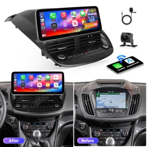 12.3" Carplay Android13 Autoradio für Ford Escape 2013-2019 Kuga 2012-2018 C-Max - Afbeelding 1 van 20