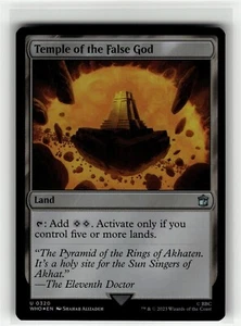 TEMPLE OF THE FALSE GOD Doctor Who #320 WHO(NM+)(MTG) - Picture 1 of 1