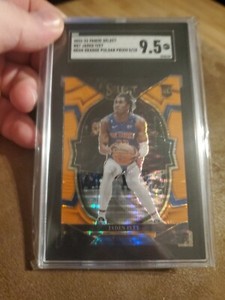 2022 Panini Select Jaden Ivey RC #87 FOTL Neon Orange Pulsar /15 Sgc 9.5 Pop 1